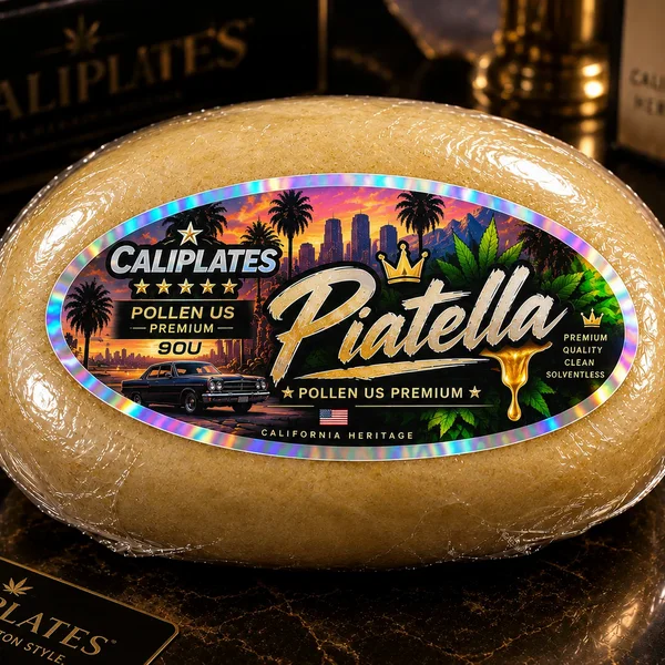 Piatella — Pollen US 90U Cali Plates, galette de pollen pressé sous film scellé
